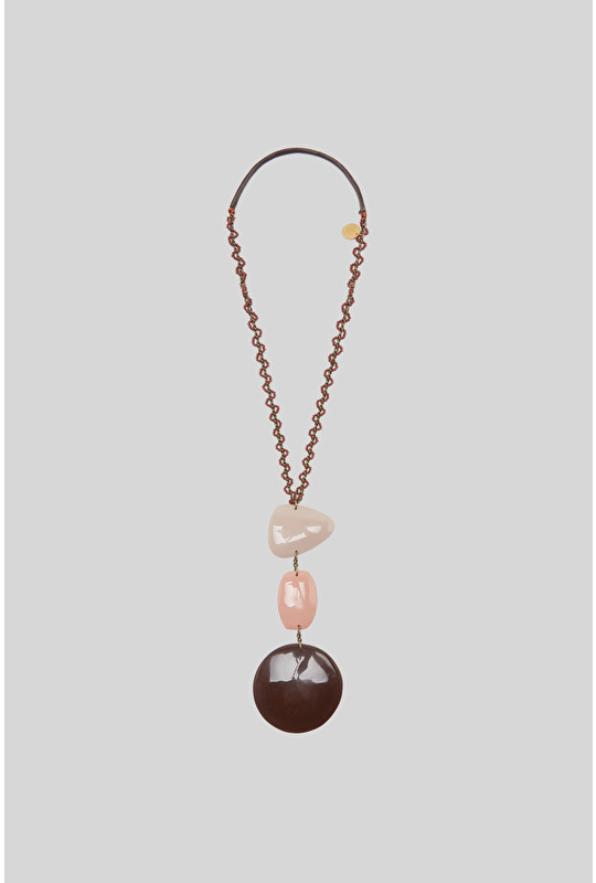 COLLANA DEGRADE resins marrone